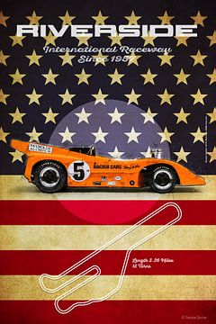 Riverside, McLaren, Denny Hulme by Theodor Decker