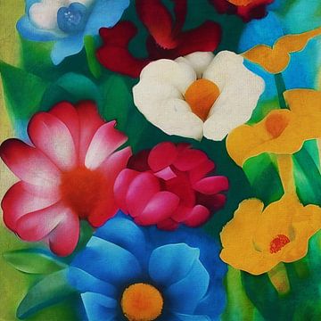 Still life of flowers 12 by Jan Keteleer