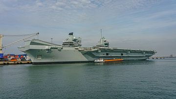 Royal Navy HMS Prince of Wales vliegdekschip. van Jaap van den Berg