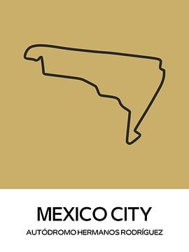 Mexico city racing circuit van Milky Fine Art