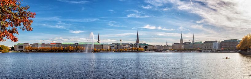 Binnenalster in Hamburg von Dirk Rüter