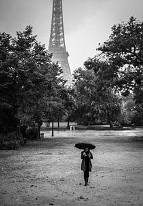 Paris sous la pluie sur Emil Golshani