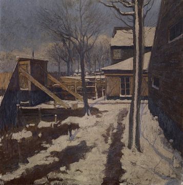 Snow on the Left Bank, Charles Mertens by Atelier Liesjes