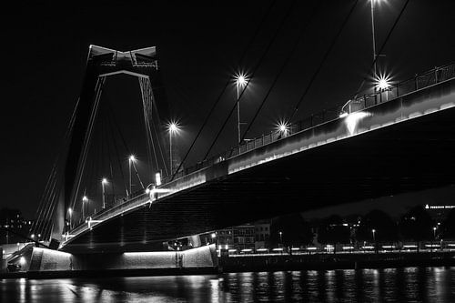 Blue Lights And Sirens Nearby The Williamsburg [B/W].