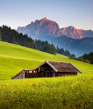 Alpengloren in Oostenrijk