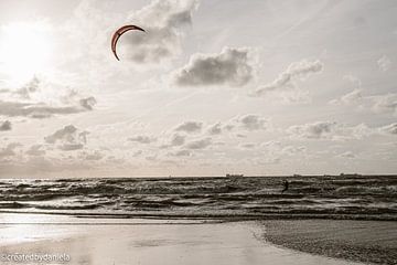 Beach - sea - sky - sun - walk in scheveningen by Daniela Mondaca