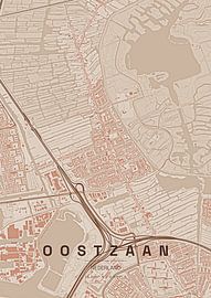 Stadtplan von Oostzaan von Stef van Campen