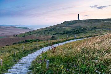 Cap Blanc-Nez bij zonsondergang van KC Photography