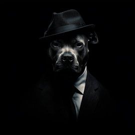 Mafia pit bull by TheXclusive Art