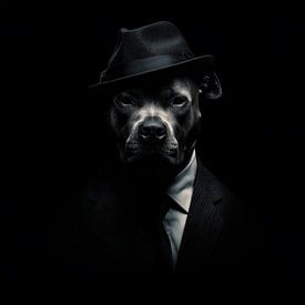 Mafia pit bull by TheXclusive Art