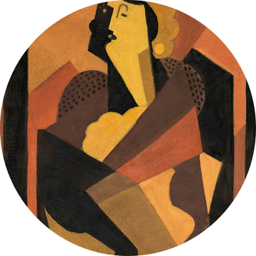 Albert Gleizes - De vrouw met de zwarte handschoen (ca. 1920)