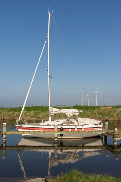 Sailboat Battenoord on Goeree-Overflakkee by Charlene van Koesveld