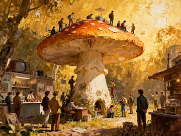 The big mushroom project by Kristin M