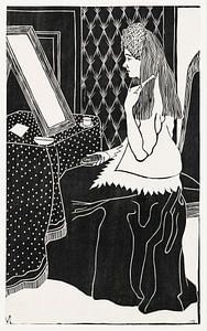 Frau am Frisiertisch, Samuel Jessurun de Mesquita (um 1899)