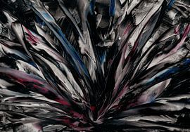 Dunkelrot, weiß und blau von Bethina de Reus