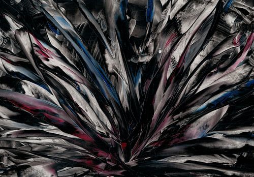 Donker rood wit en blauw