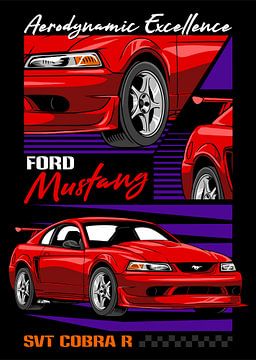 Ford Mustang SVT Cobra R Car by Adam Khabibi