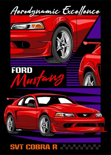 Ford Mustang SVT Cobra R Car by Adam Khabibi