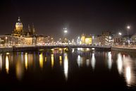 Amsterdam by night van Simone Meijer thumbnail