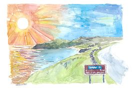 Wild Atlantic Way Irlande Randonnée avec des vues magnifiques sur la côte