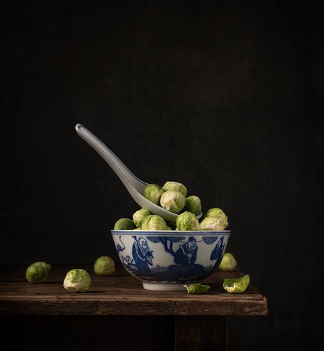 Wintergemüse - Stillleben mit Rosenkohl