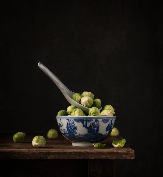 Wintergemüse - Stillleben mit Rosenkohl von Mariska Vereijken