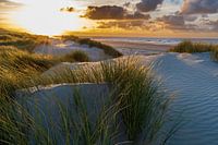 Zonsondergang in de duinen