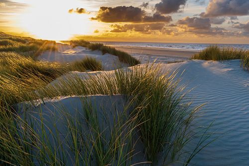 Sonnenuntergang in den Dünen