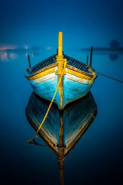Rocking boat in the fog by Poster Art Shop