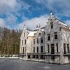 kasteel staverden in de winter van Henri van Rheenen