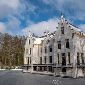 château de staverden en hiver sur Henri van Rheenen