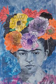 Frida Flowers by Poster Art Shop