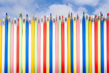 Crayons by Frans Nijland