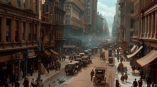Foto New York rond 1900 digital art (KI)