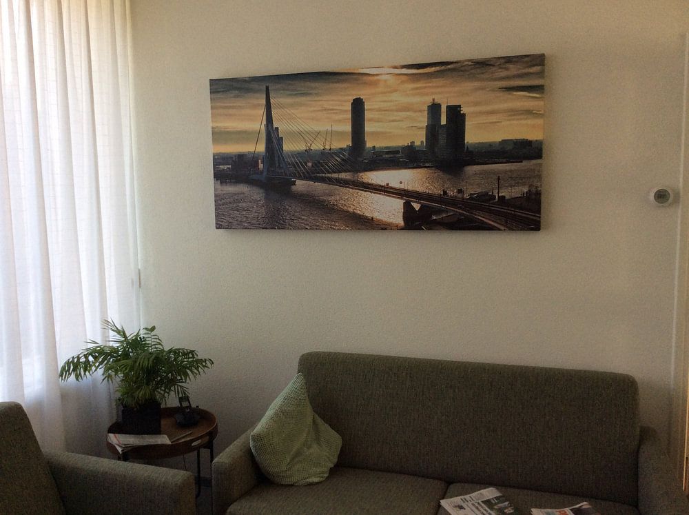 Rotterdam horizon le matin (Paysage), par Rob van der Teen