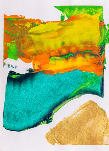 Abstracte studie 4. van Atelier ‘Et Wad Texel - Monique Bremer