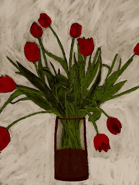 Bouquet de tulipes par Shatha Al Dafai