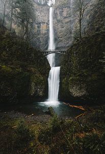 Les chutes de Multnomah Falls dans l'Oregon sur swc07