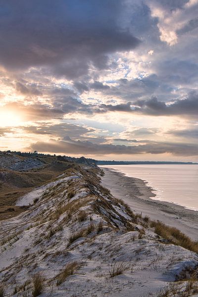 On the Baltic Sea beach with dunes by Martin Köbsch