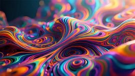 Bunte Adern des Designs von Jean Pierre