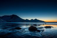 Setting sun above Norwegian fjord by Marco Verstraaten thumbnail