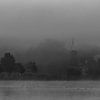 Molens in de mist van Peter Dane