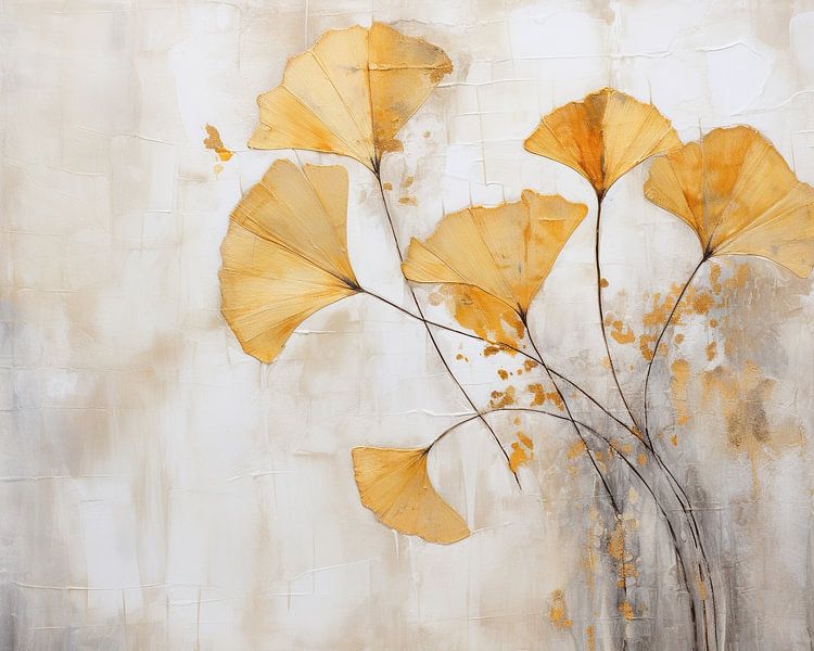 Modern Ginkgo's 5897 by Wonderful Art