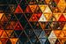 Mosaik rot schwarz orange blau #mosaik von JBJart Justyna Jaszke
