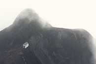 vue sur la petite chapelle du Klimsenhorn depuis le pilatus de la montagne en automne, dans le broui par Besa Art Aperçu