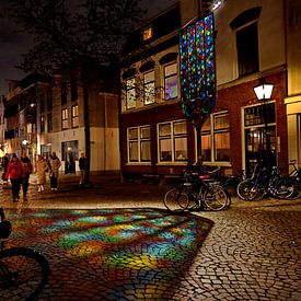 Spectacle de lumière Église de quartier sur Henk Langerak
