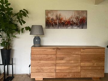 Kundenfoto: Moderne abstrakte Malerei Bäume von Preet Lambon