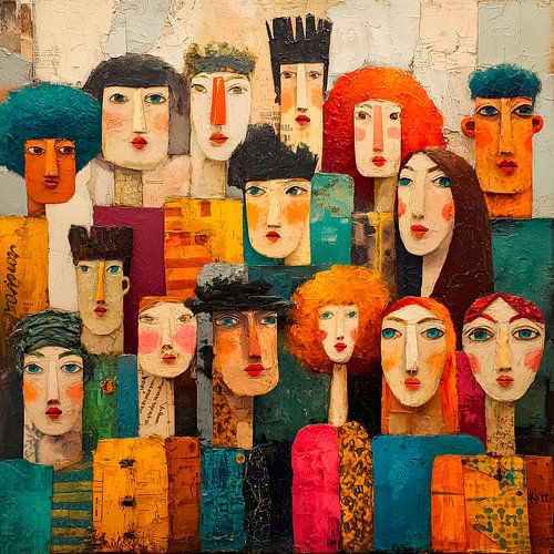 Colorful Diversity by Harry Hadders Design