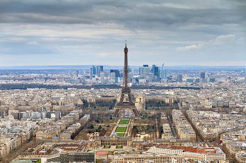 Paris cityscape with Eiffel Tower