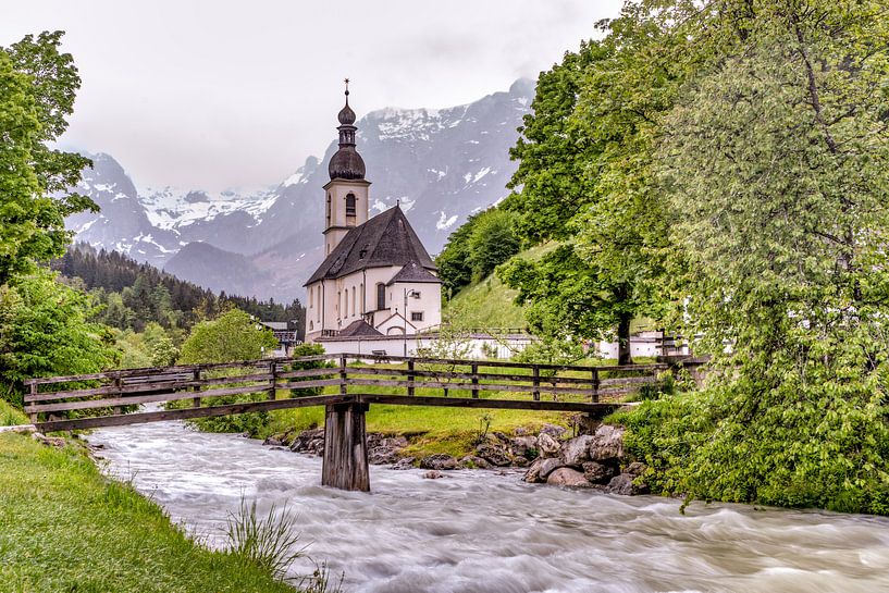 St. Sebastian church in Ramsau bei Berchtesgaden von Maurice Meerten